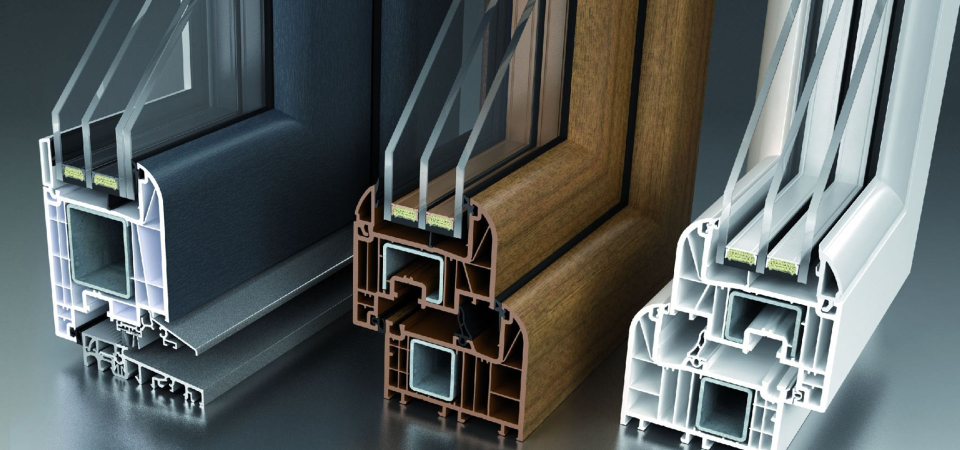 Ламинированный профиль для окон ПВХ